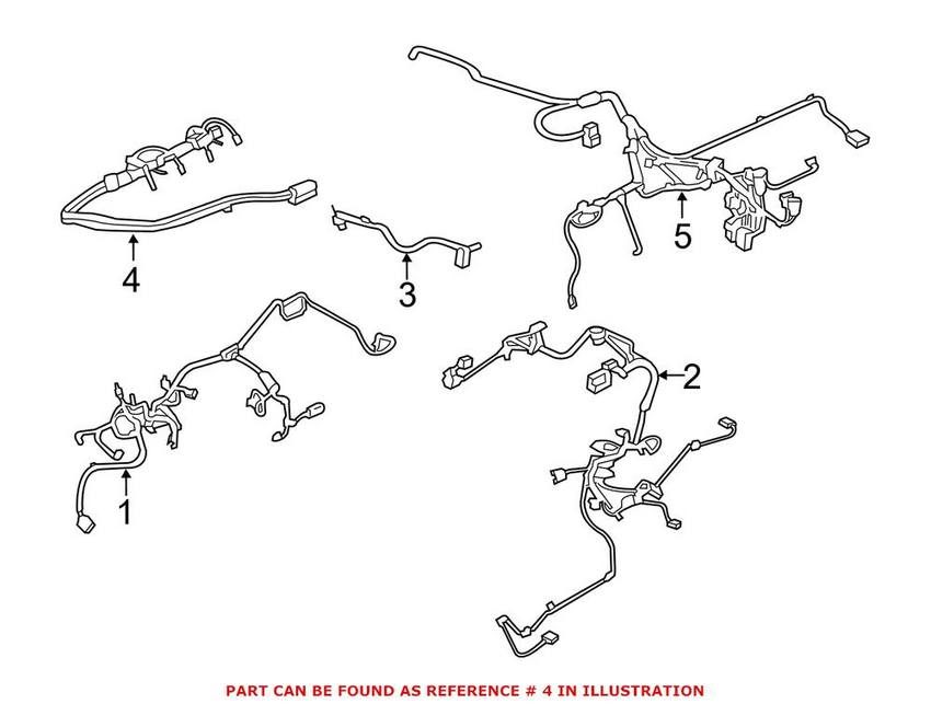 BMW Engine Wiring Harness 12518654233 - Genuine BMW